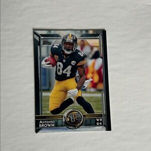 Topps Antonio Brown Trading Card - Black and Yellow